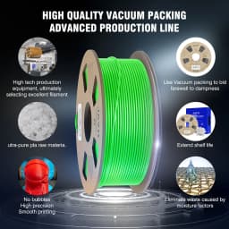 JAYO 10 Rolls PLA PETG 3D Printer Filament 1.75mm 1.1KG/Roll 3D Printer Filament Environmental Material For 3D Pen & Printers
