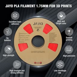 JAYO 10 Rolls PLA PETG 3D Printer Filament 1.75mm 1.1KG/Roll 3D Printer Filament Environmental Material For 3D Pen & Printers