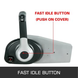 GEN II SIDE MOUNT SHIFT AND THROTTLE Remote Control Box 883710A02 For Mercury Engine Side Mount