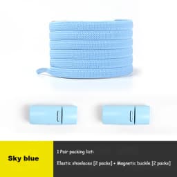 No tie Shoe laces Elastic Sneakers Shoelaces Multicolor Magnetic Lock Shoelace Kids Adult Quick Laces One Size Fits All Shoes