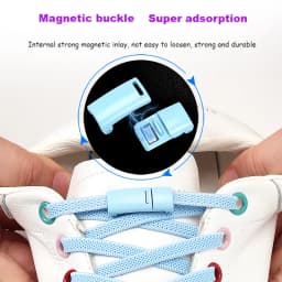 No tie Shoe laces Elastic Sneakers Shoelaces Multicolor Magnetic Lock Shoelace Kids Adult Quick Laces One Size Fits All Shoes