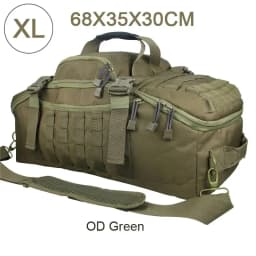 LQARMY 25L 45L 80L Tactical Military Backpack Gym Duffle Bag for Men Camping Sports Travel Workout Weekender Deployment 3 in 1