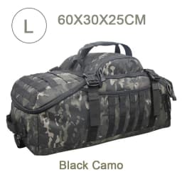 LQARMY 25L 45L 80L Tactical Military Backpack Gym Duffle Bag for Men Camping Sports Travel Workout Weekender Deployment 3 in 1