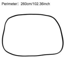 Areyourshop Sunroof Weatherstrip Weather Strip Seal for Toyota Camry Avalon Tacoma 632510E010 Car Auto Parts