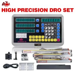 DRO 3 Axis Dro Kit Digital Readout Display Monitor For Milling Lathe Dro SINO HXX Linear Scale Linear Encoder Length 0MM-1000MM
