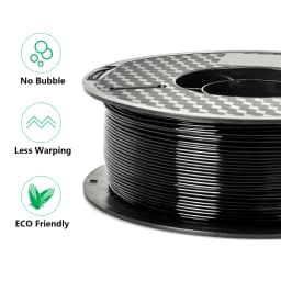 Kee Pang PETG 3D Printer Filament 1.75mm Plastic Material Black White Color PETG 3D Filament Consumables 1KG/2.2LBS