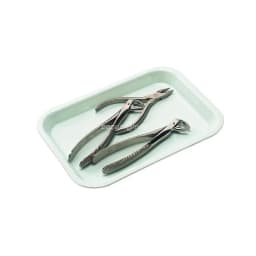 Dental Instrument Flat Tray Plastic Autoclaved Dentistry Tools Dentist Use Mini Size 240*165*22