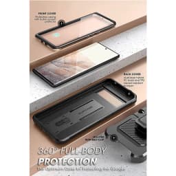 SUPCASE For Google Pixel 6 Pro Case (2021) UB Pro Full-Body Rugged Holster & Kickstand Case with Built-in Screen Protector