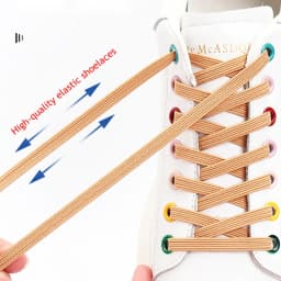Magnetic Lock Shoelaces Without ties Elastic No tie Shoe laces Sneakers Shoelace Kids Adult Quick Laces One Size Fits All Shoes