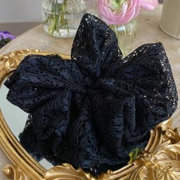 1PC New Fashion Hollow Lace Oversized Large Hair Scrunchies For Woman Ladies Simple Temperament Girl Hairband Hair Accessories