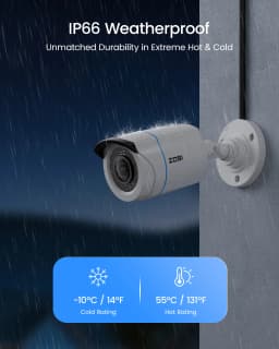ZOSI 2MP Home Wired Security System H.265+ 8CH DVR 4/8pcs 1080p Night Vision Outdoor Waterproof Video Surveillance Camera Kits