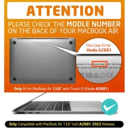 SUPCASE For MacBook Air 13.6" Case (2026-2022) M5 M4 M3 M2 Chip UB Dual Layer Hard Shell Protective Case for MacBook Air 13.6"