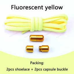 Elastic laces Sneakers No tie Shoe laces Round Shoelaces without ties Quick Shoelace for Shoes Kids Adult One Size fits All Shoe