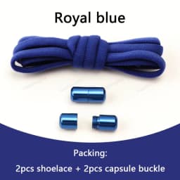 Elastic laces Sneakers No tie Shoe laces Round Shoelaces without ties Quick Shoelace for Shoes Kids Adult One Size fits All Shoe