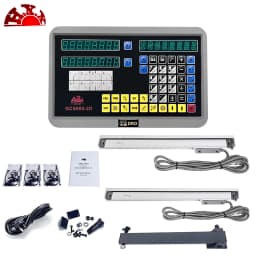 New GCS900-2D 2 Axis DRO Digital Readout AC110V/220V Display and 2 Pcs 50-1000mm Linear Scale Encoder For Milling Lathe Dro