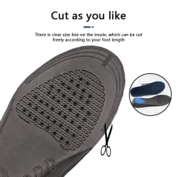1Pair Plantar Fasciitis Arch Support Shoes Insole Orthopedic Insoles for Feet Shock-absorbing Shoe Pads Unisex Size EU34-49