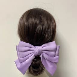 Fashion Solid Color Large Satin Bow Hairpins Barrettes For Women Girl Korean Hair Clip Hairgrip Headwear Hair Accessories Hot