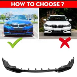 Car Front Bumper Splitter Lip Spoiler Diffuser Guard Body Kit Cover For BMW 3 Series G20 2019 2020 Front Bumper Lip Spoiler