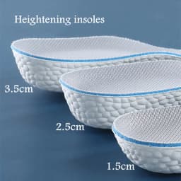 1Pair Height Increase Half Insoles boost Shock Absorbing Sports Shoes Insole for Feet Men Women 1.5/2.5/3.5CM Growing Shoe Pads