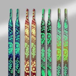 1Pair Luminous Shoe laces Quality Fluorescent Shoelaces for Sneakers Flat Laces night glow Shoelace Shoes Strings 120/140/160CM