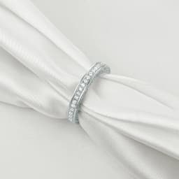 Newshe 925 Sterling Silver Straight Stackable Wedding Ring Engagement Band for Women Trendy Jewelry Size 5-10