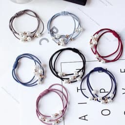 Pearl Beads Hair Rope Multi-Layer Rubber Band Korean Simplicity Hair Ties For Women Girls Elastic Headband Cute Hair Accessories