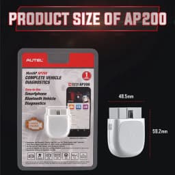 Autel AP200 Bluetooth Auto Scan Tool OBD2 OBD 2 Code Reader Full System Diagnostic Scanner EPB SAS TPMS DPF IMMO For DIYers