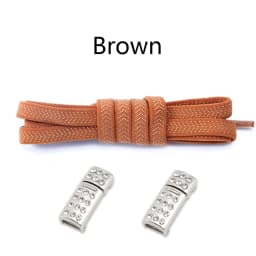 New Diamond Magnetic Lock Shoelaces without ties Kids Adult Elastic Laces Sneakers 8mm Flats No Tie Shoe laces Shoes Accessories