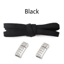 New Diamond Magnetic Lock Shoelaces without ties Kids Adult Elastic Laces Sneakers 8mm Flats No Tie Shoe laces Shoes Accessories