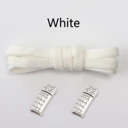 New Diamond Magnetic Lock Shoelaces without ties Kids Adult Elastic Laces Sneakers 8mm Flats No Tie Shoe laces Shoes Accessories