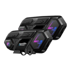 2 Pcs Fodsports M1-S Pro Motorcycle Helmet Intercom Wireless Bluetooth Headset, Moto Interphone, 10 Riders 2000M