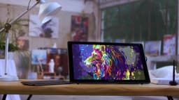 HUION Kamvas 22 Graphic Pen Tablet Monitor Pen Display 21.5 Inch Anti-glare Screen 120%s RGB Windows Mac And Android Device