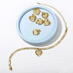 Heart Alphabet Leg Bracelet For Women Gold Color Stainless Steel Summer Friendship Gifts Letter Initial Anklet USA stock KB16A