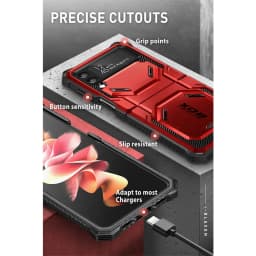 I-BLASON For Samsung Galaxy Z Flip 4 Case 2022 Armorbox Full Body Heavy Duty Shock Reduction Case with Built-in Screen Protector