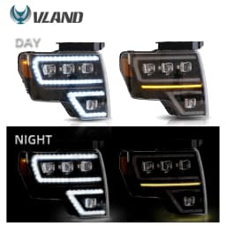 VLAND Auto LED Light for car Head Lamp FOR FORD F150 FULL LED HEADLIGHTS 2009-2014 h7 LED h7 Luces LED 12v