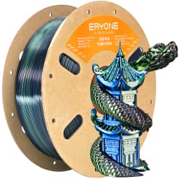 ERYONE 10KG Triple Color Silk PLA Premium Filament 3D Print Big Sale,Multicolor Available,1KG per Spool