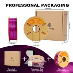 ERYONE 10KG Triple Color Silk PLA Premium Filament 3D Print Big Sale,Multicolor Available,1KG per Spool