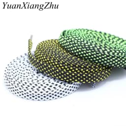 2Pcs Double layer Hollow Shoelaces Flat Laces for Shoes Dual Coloured Shoe laces White Black Sneakers Shoelace 100/120/140CM