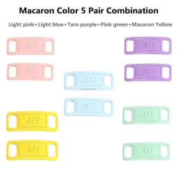 Sneaker Laces Buckle Combination AF1 Diamond Shoe Charms Quality Metal Shoelaces Decorations Air Force 1 Shoes Accessories