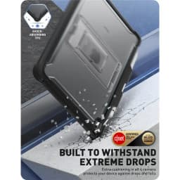 For iPad 10.2 Case (2021/2020/2019 Release) I-BLASON Ares Full-Body Kickstand with Built-in Screen Protector Pencil Holder Cover