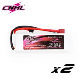 2pcs CNHL 2S 7.4V Lipo Battery 2200mAh 40C 70C With T Deans XT60 Plug for FPV Quadcopter Drone Airplane Helicopter Car Hobby