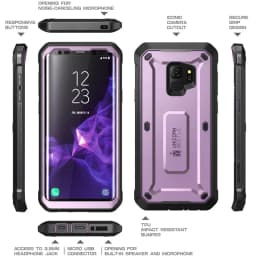 For Samsung Galaxy S9 Case (2018 Release ) SUPCASE UB Pro Full-Body Rugged Holster Cover Case with Built-in Screen Protector
