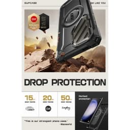 SUPCASE For Samsung Galaxy S24 Ultra Case 6.8 inch 2024 UB Mag XT Full Body Rugged Case with Camera Cover & Built-in Kickstand