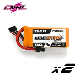2PCS CNHL 4S 14.8V Lipo Battery 1300mAh 1500mAh 1800mAh 120C Ministar Series With XT60 Plug For RC FPV Drone Quadcopter Airplane