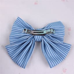 1PCS Large Hair Bow For Girl Hair Clips Striped Fabric Barrette Women Fashion Hair Accessories
