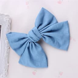 1PCS Large Hair Bow For Girl Hair Clips Striped Fabric Barrette Women Fashion Hair Accessories