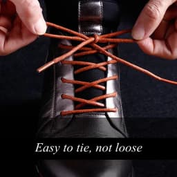 1Pair Waxed Cotton Round Shoe laces Leather Shoes lace Waterproof ShoeLaces Men Boots Shoelace Shoestring