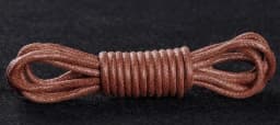 1Pair Waxed Cotton Round Shoe laces Leather Shoes lace Waterproof ShoeLaces Men Boots Shoelace Shoestring