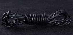 1Pair Waxed Cotton Round Shoe laces Leather Shoes lace Waterproof ShoeLaces Men Boots Shoelace Shoestring