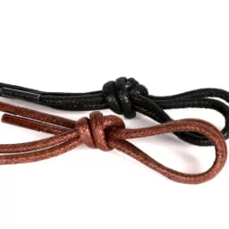1Pair Waxed Cotton Round Shoe laces Leather Shoes lace Waterproof ShoeLaces Men Boots Shoelace Shoestring